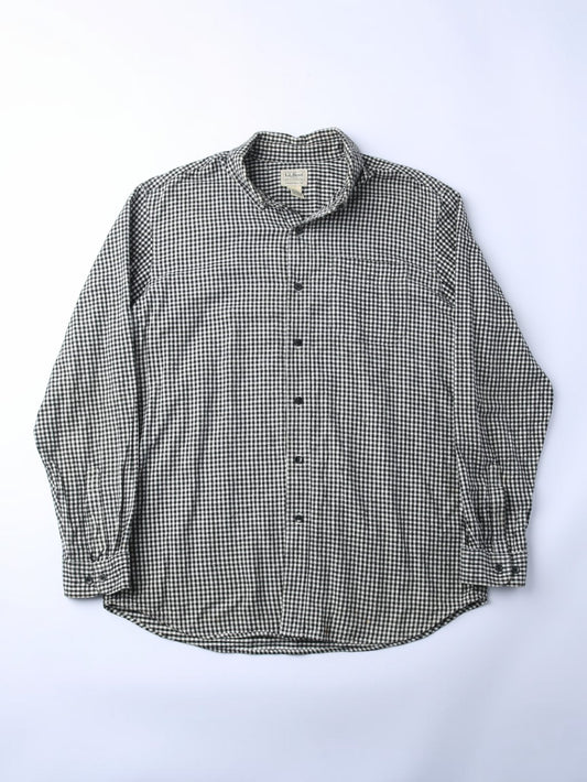 Vintage Flannel Shirt - Black Check
