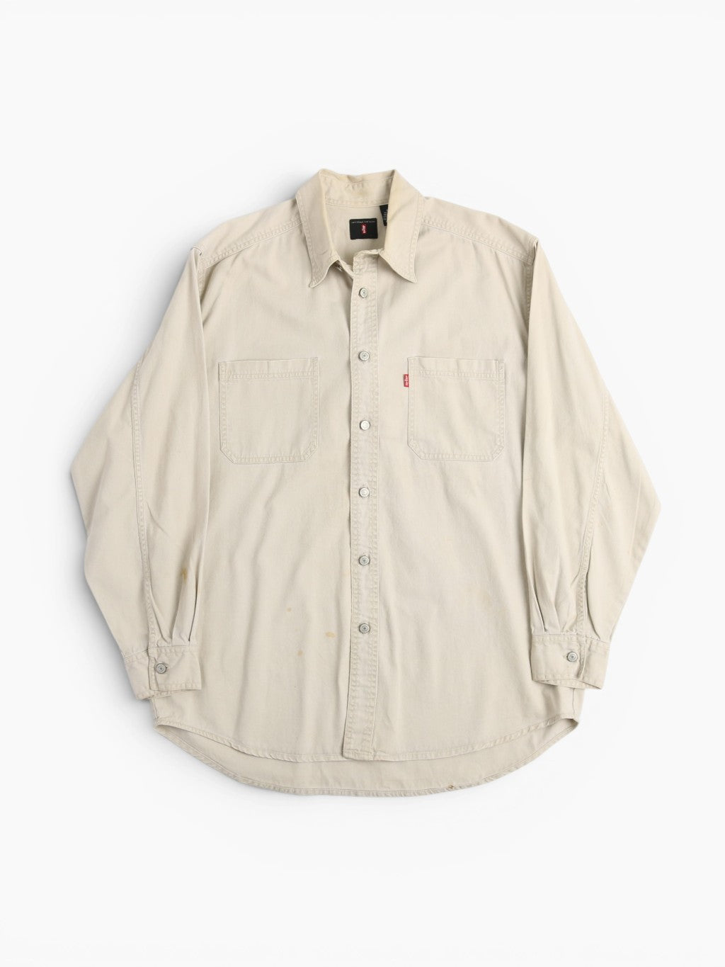 Denim Shirt - Beige