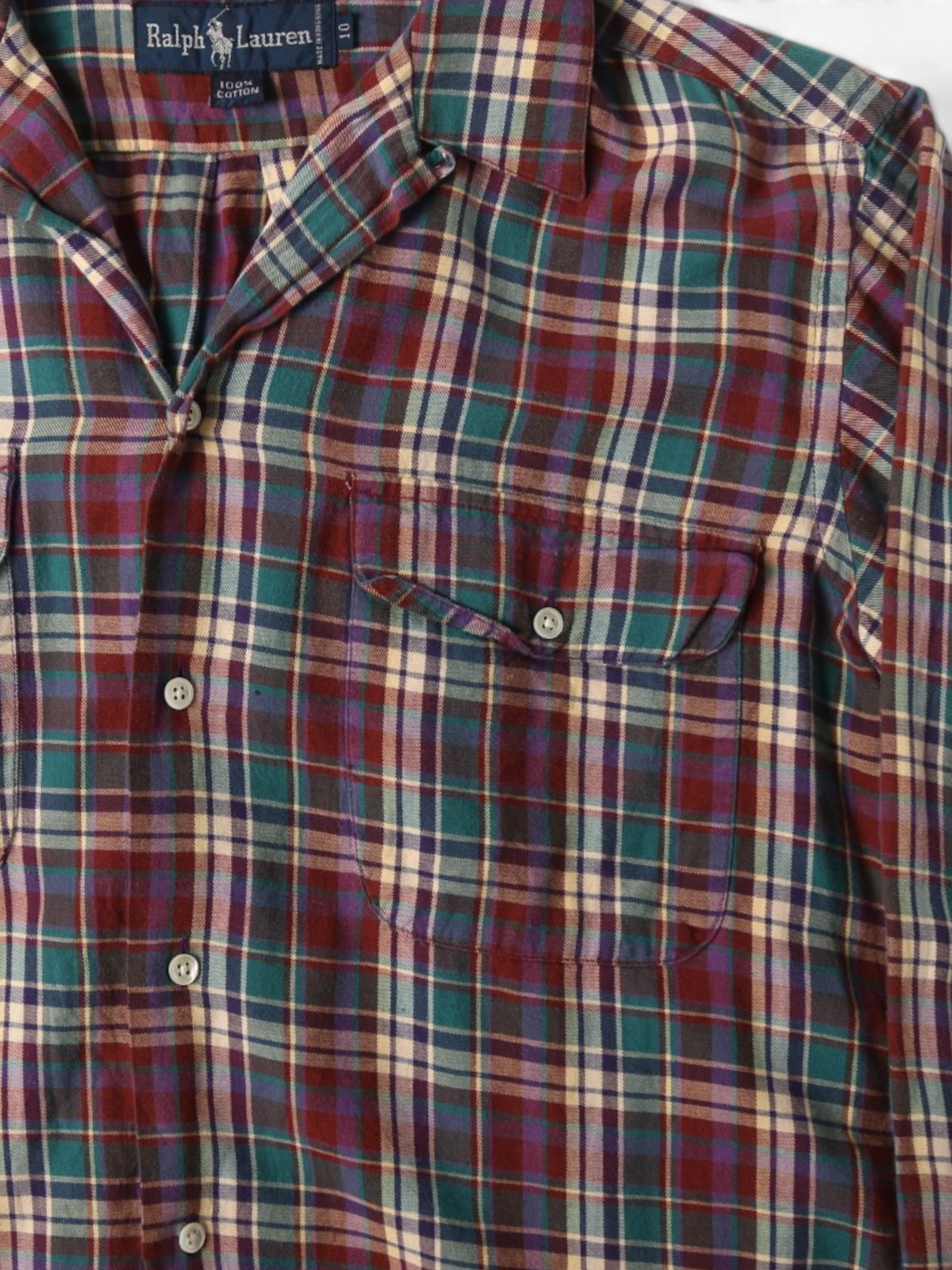 Vintage Shirt - Purple Check