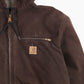 Hooded Active Jacket - Brown