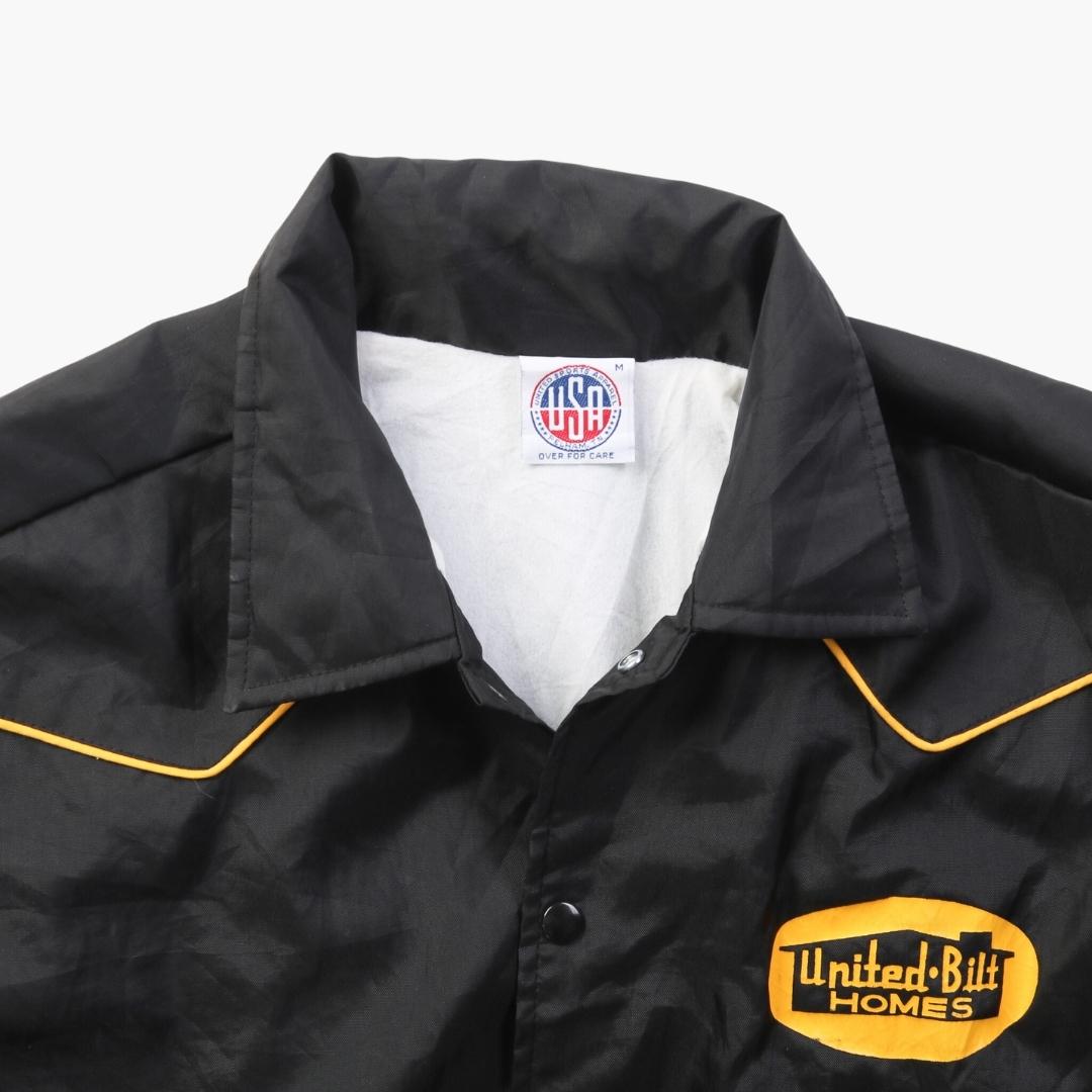 Vintage 'United Bilt Homes' Satin Bomber Jacket - American Madness