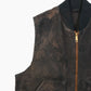 Lined Vest - Washed Black