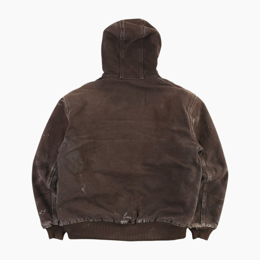 Active Hooded Jacket - Brown