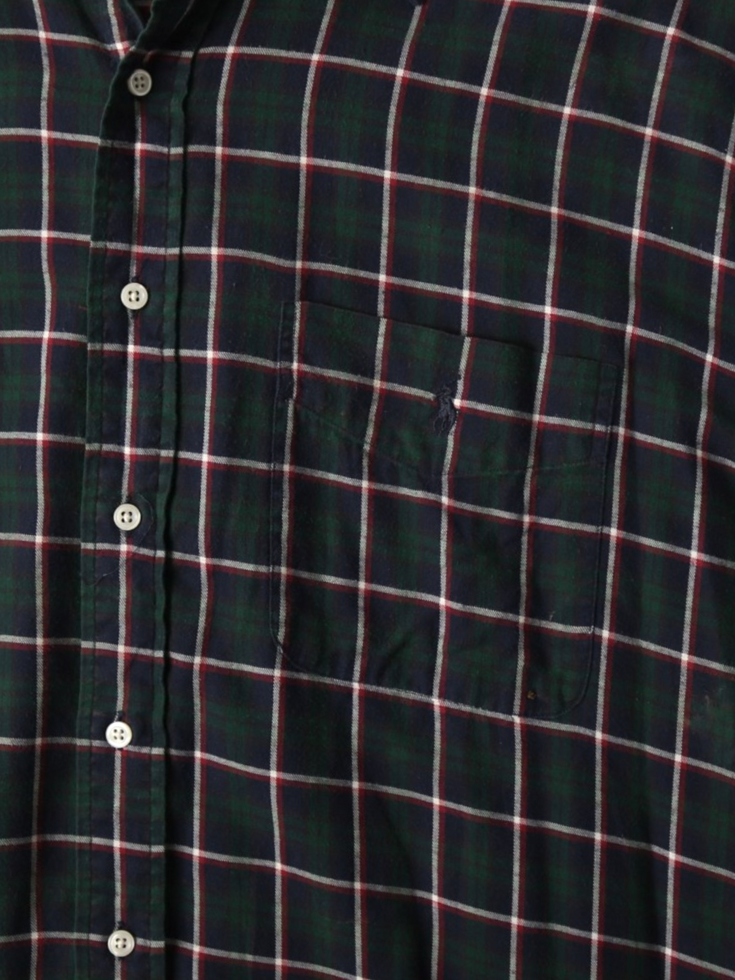 Vintage Shirt - Green Check