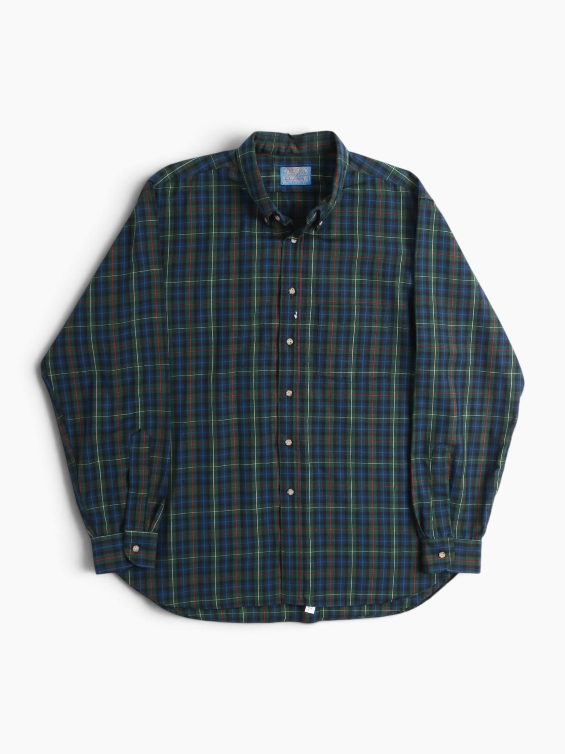 Vintage Flannel Shirt - Navy