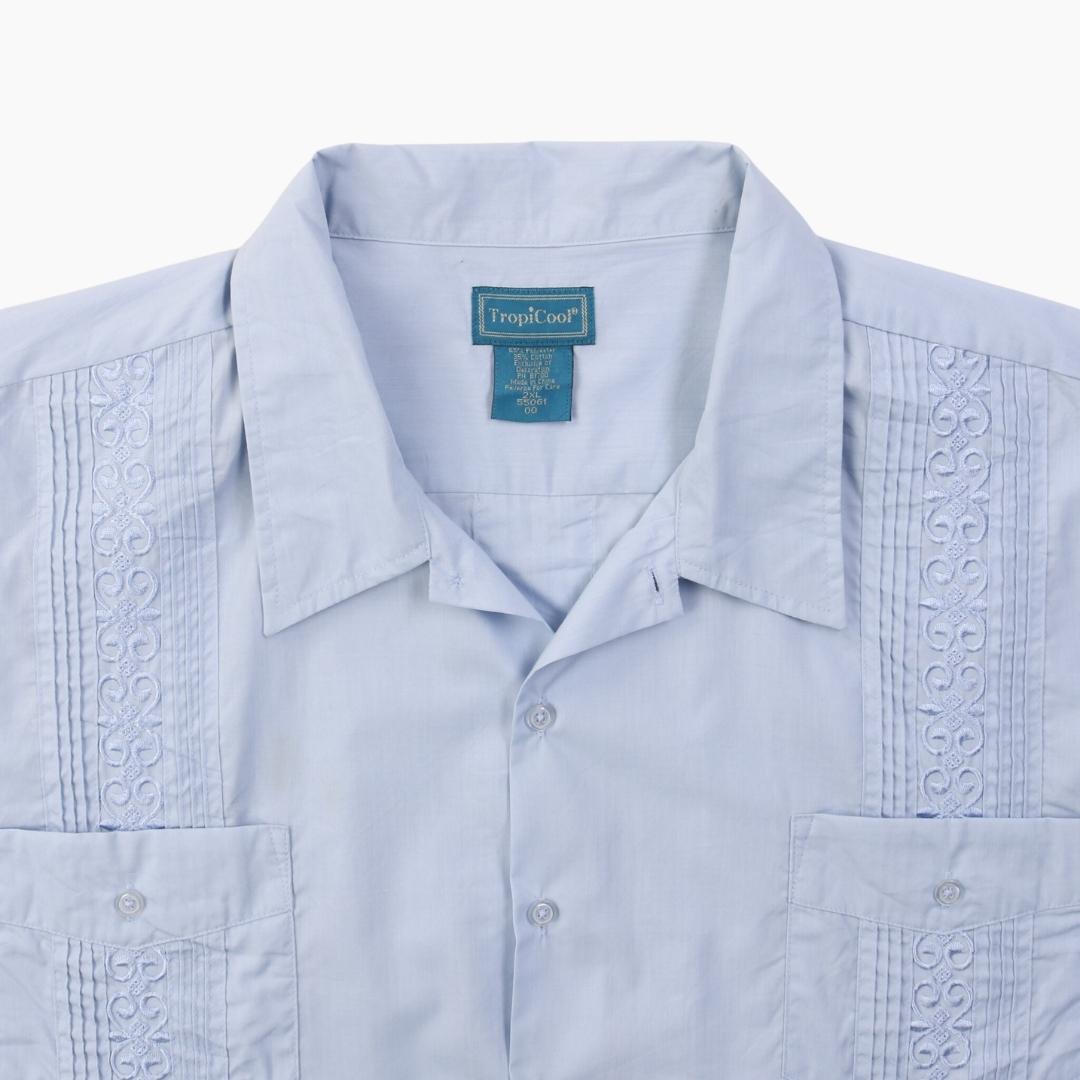 Vintage Cuban Guayabera Shirt - American Madness