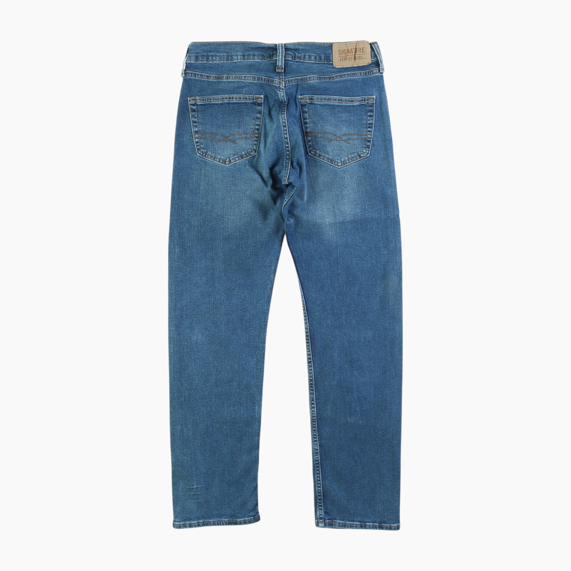 Vintage Signature Straight Jeans - Denim 29/30
