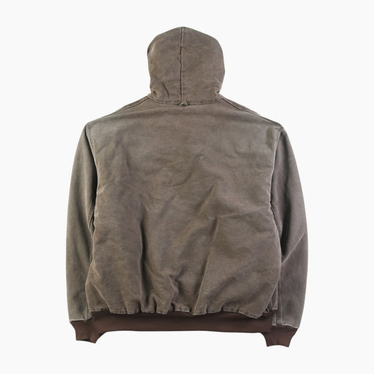 Hooded Active Jacket - Brown