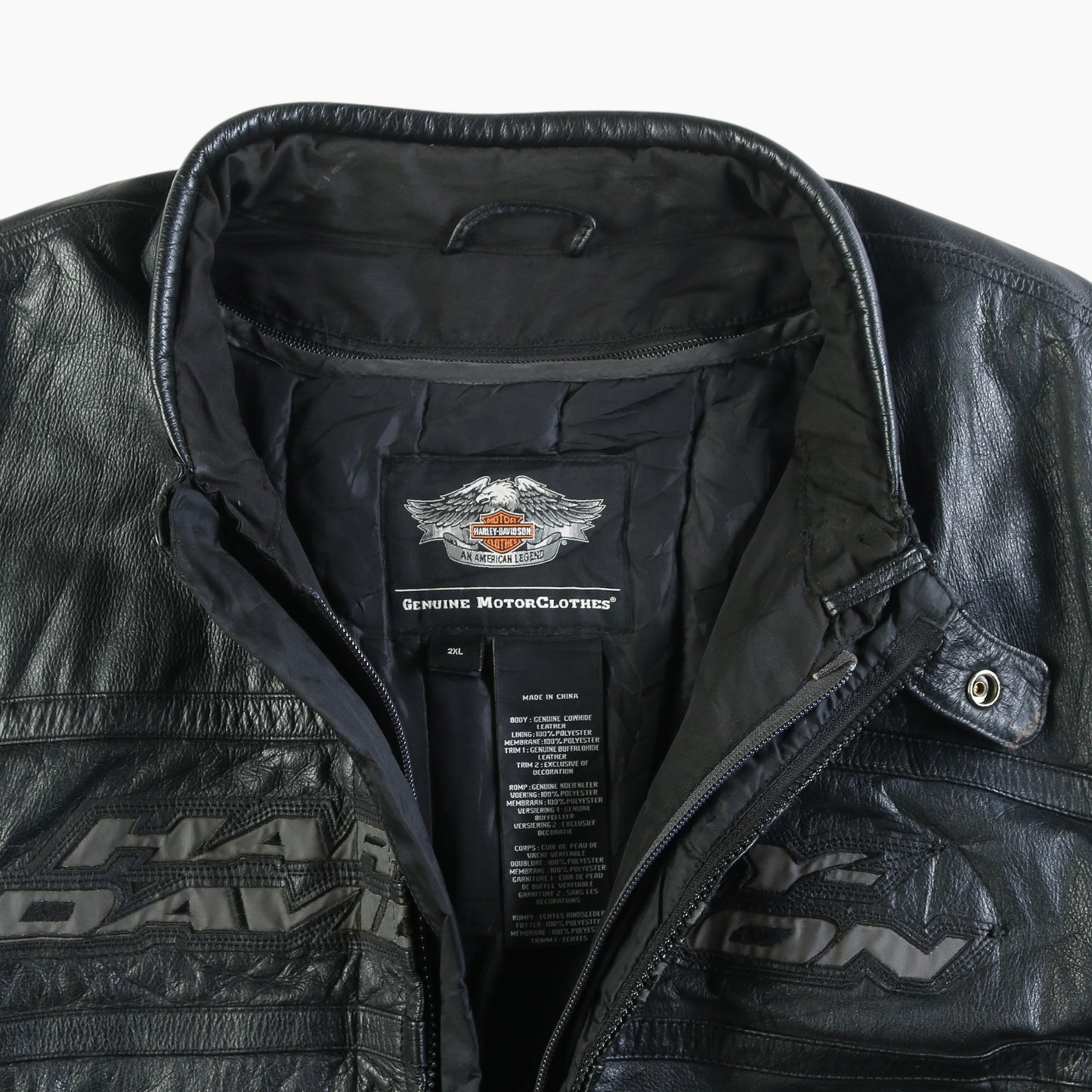 Harley Davidson Leather Biker Jacket