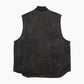 Lined Vest - Washed Black