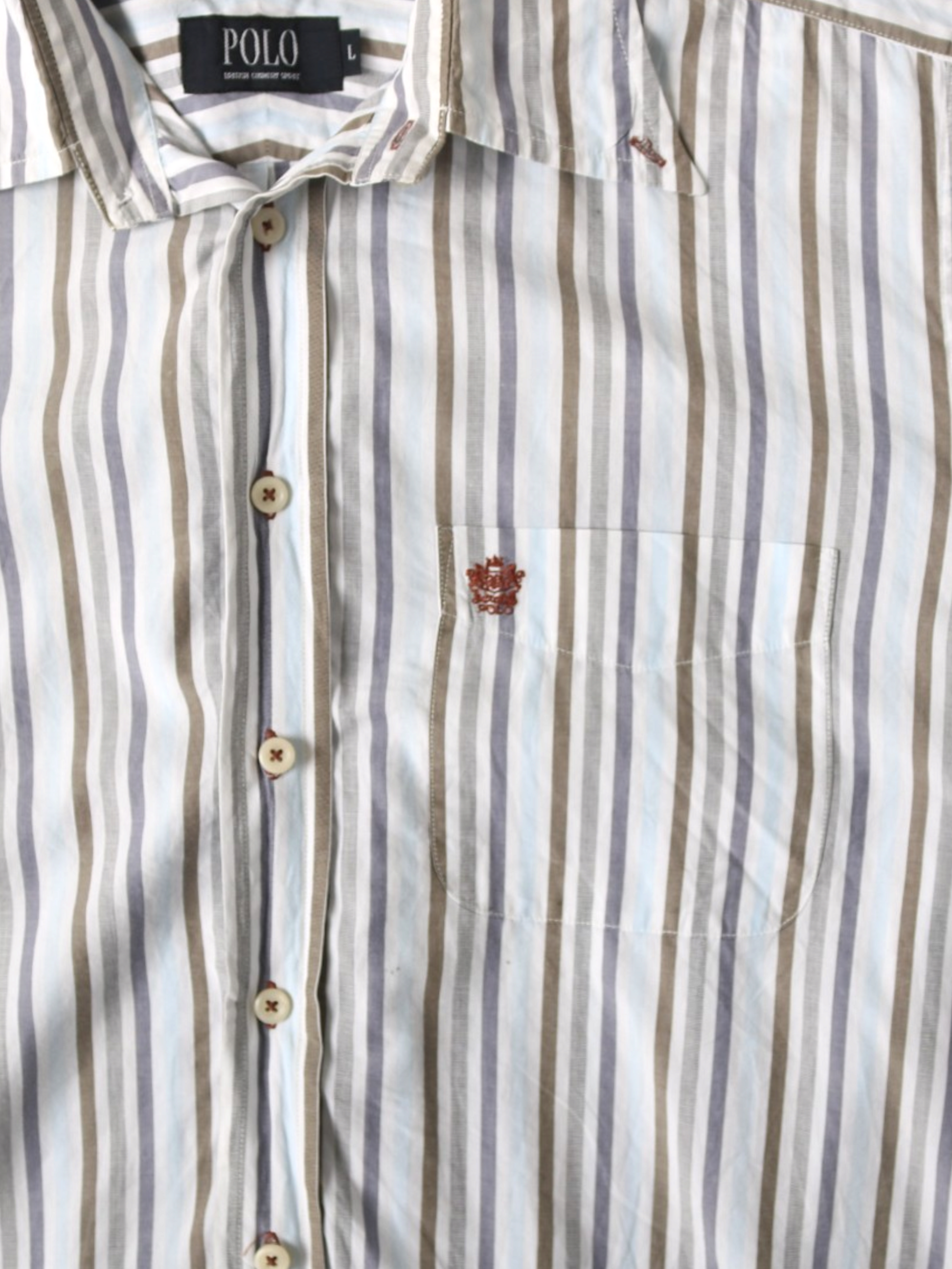 Vintage Shirt - Blue Stripe