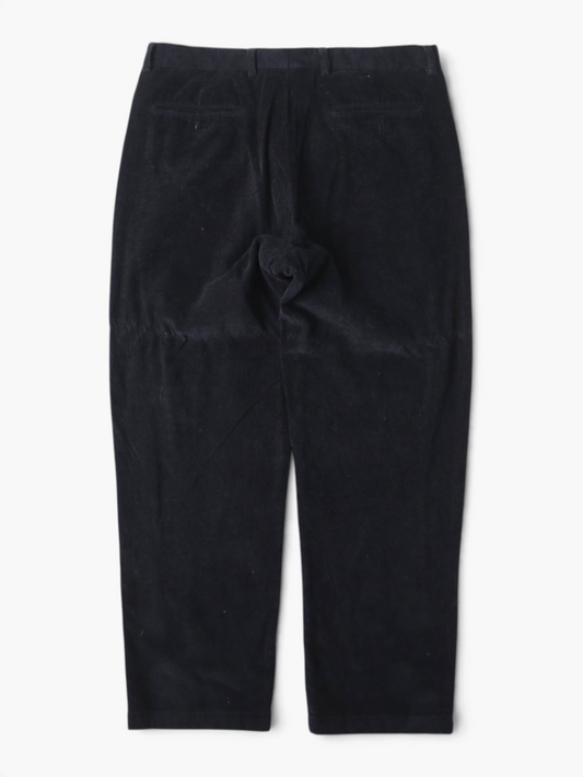 Vintage Corduroy Trousers - Navy - 34/34