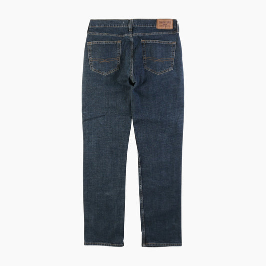 Vintage Signature Straight Jeans - Denim 33/32