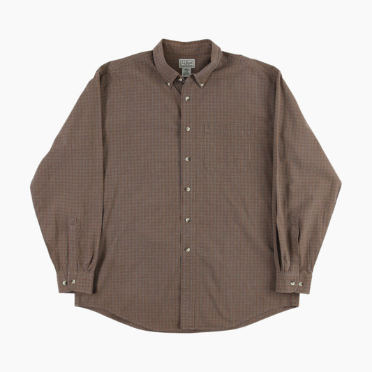 Vintage Shirt - Brown Check