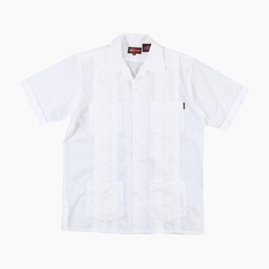 Vintage Cuban Guayabera Shirt