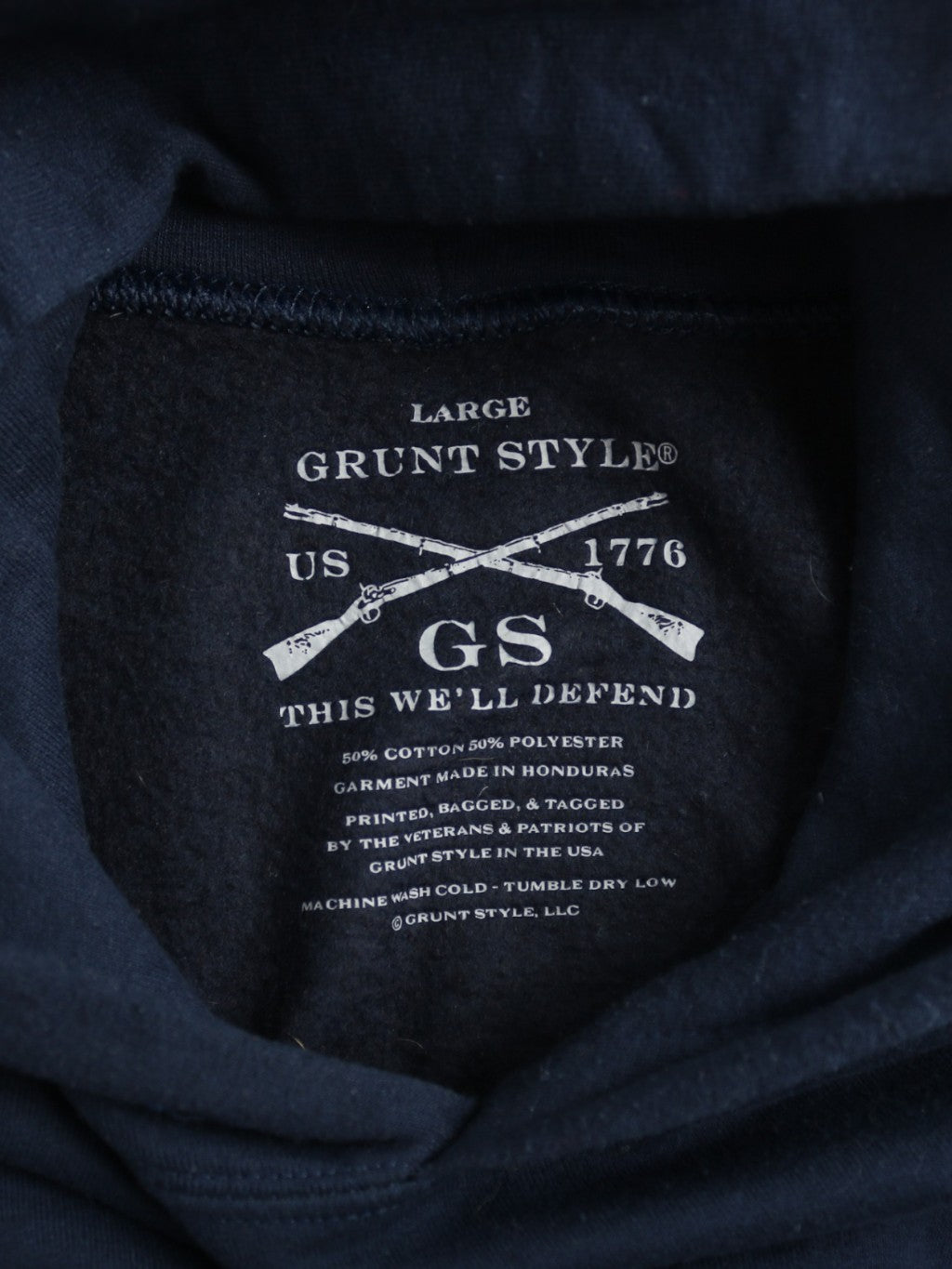 'Grunt Style' Hooded Sweatshirt - Navy