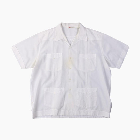Vintage Cuban Guayabera Shirt - American Madness