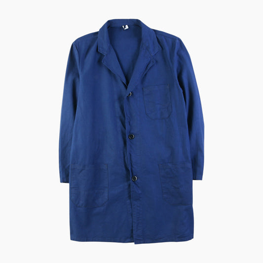 Vintage Shop Coat - Blue