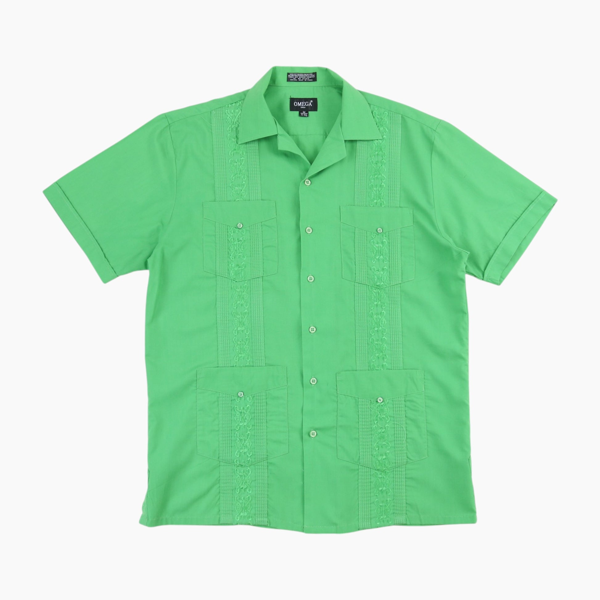 Vintage Cuban Guayabera Shirt
