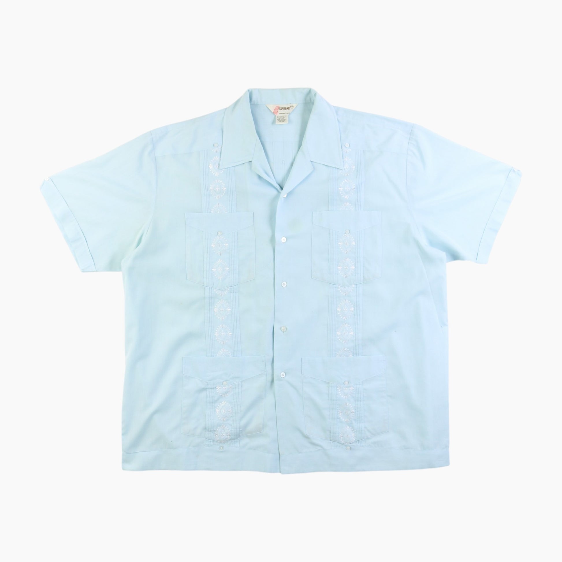 Vintage Cuban Guayabera Shirt