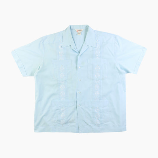 Vintage Cuban Guayabera Shirt