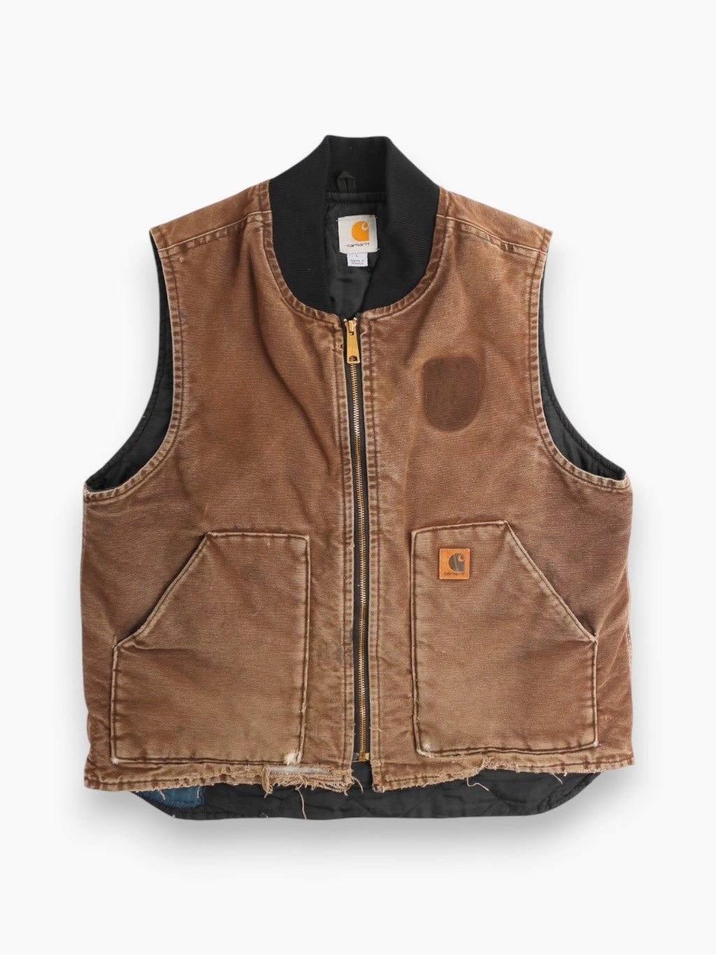 Lined Vest - Brown