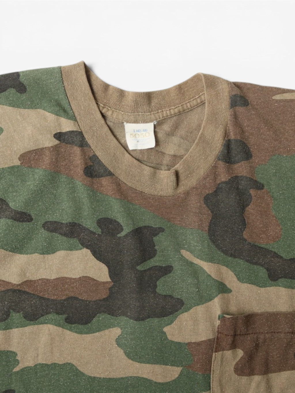 Woodland Camouflage Pocket T-Shirt