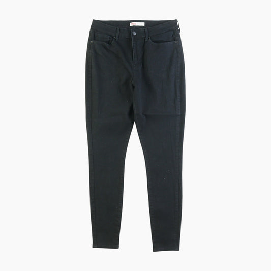 Vintage Signature High Rise Skiny Jeans - Black 31/32