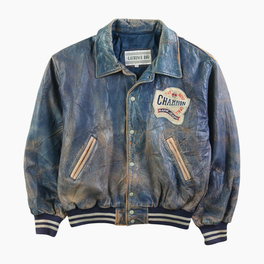 Major League Leather Bomber Jacket