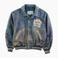 Major League Leather Bomber Jacket