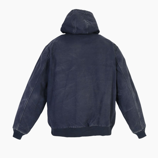 Active Hooded Jacket - Washed Navy