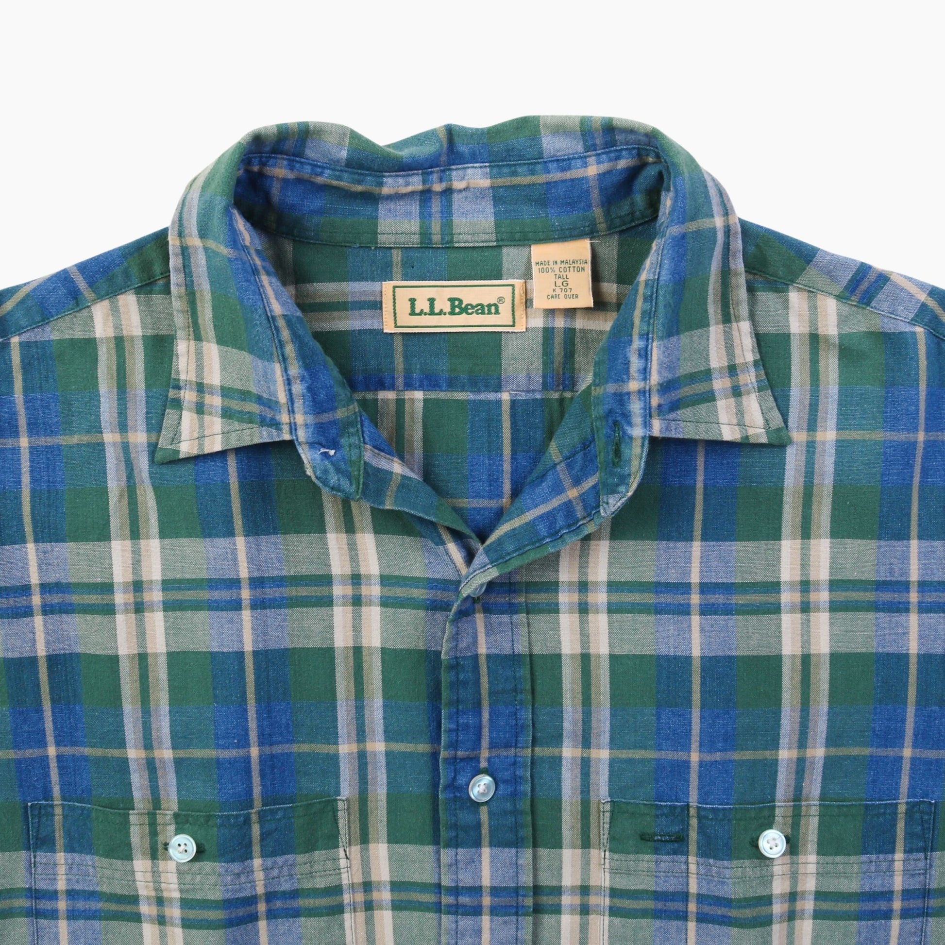 Vintage Shirt - Green Check - American Madness