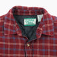 Vintage Flannel Overshirt - Red Check