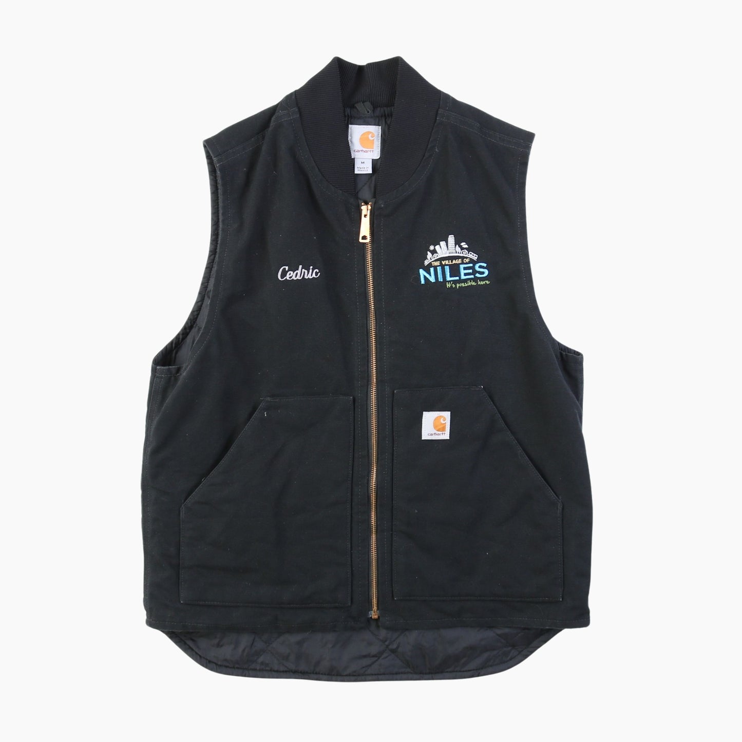 Lined Vest - Black