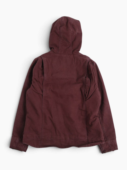 Active Hooded Jacket - Burgundy