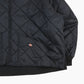 Quilted Bomber Jacket - Black