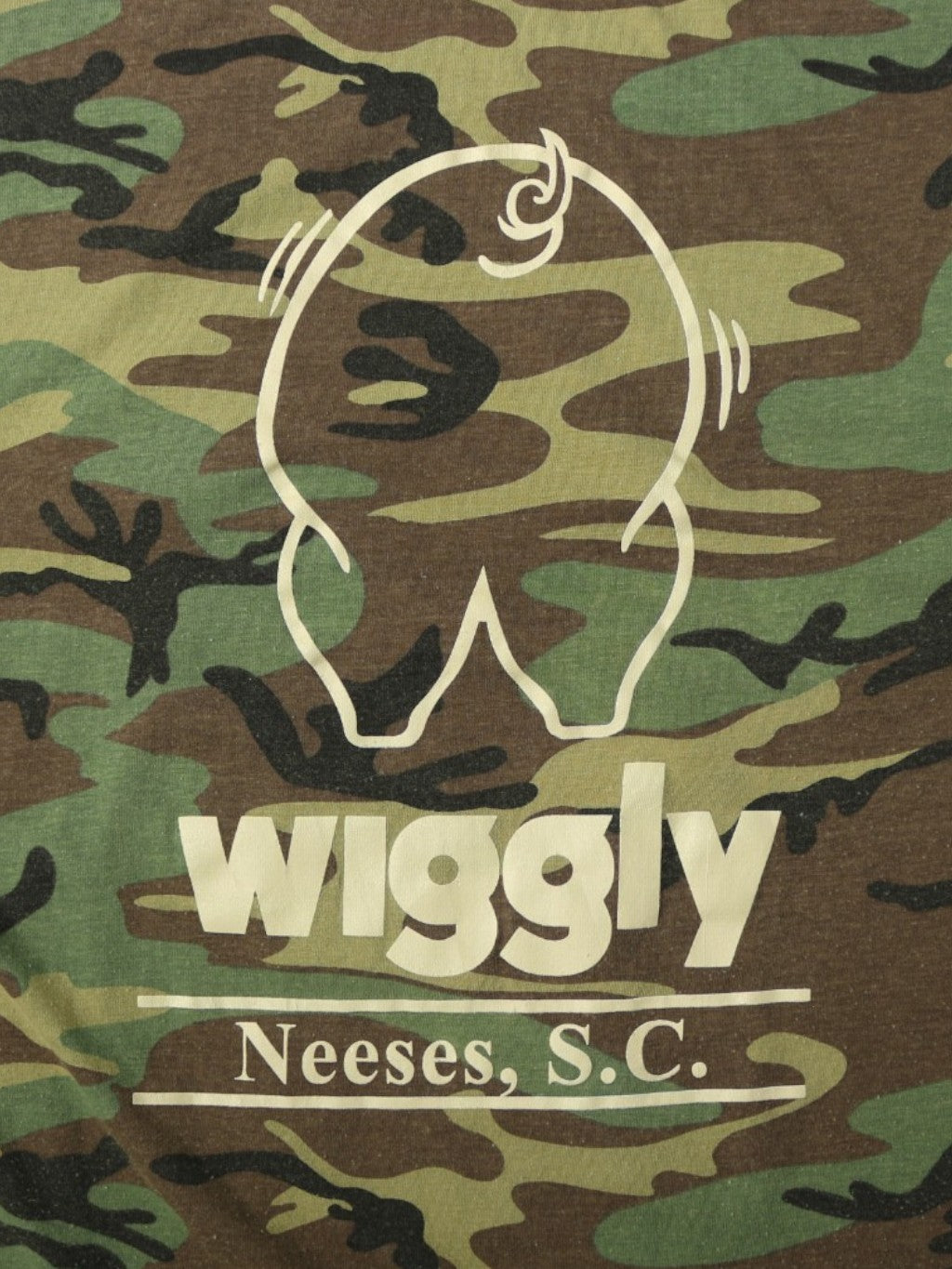 'Piggly Wiggly' Woodland Camouflage T-Shirt