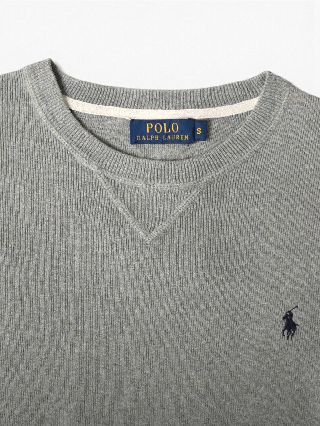 Ribbed Knit Crew Neck