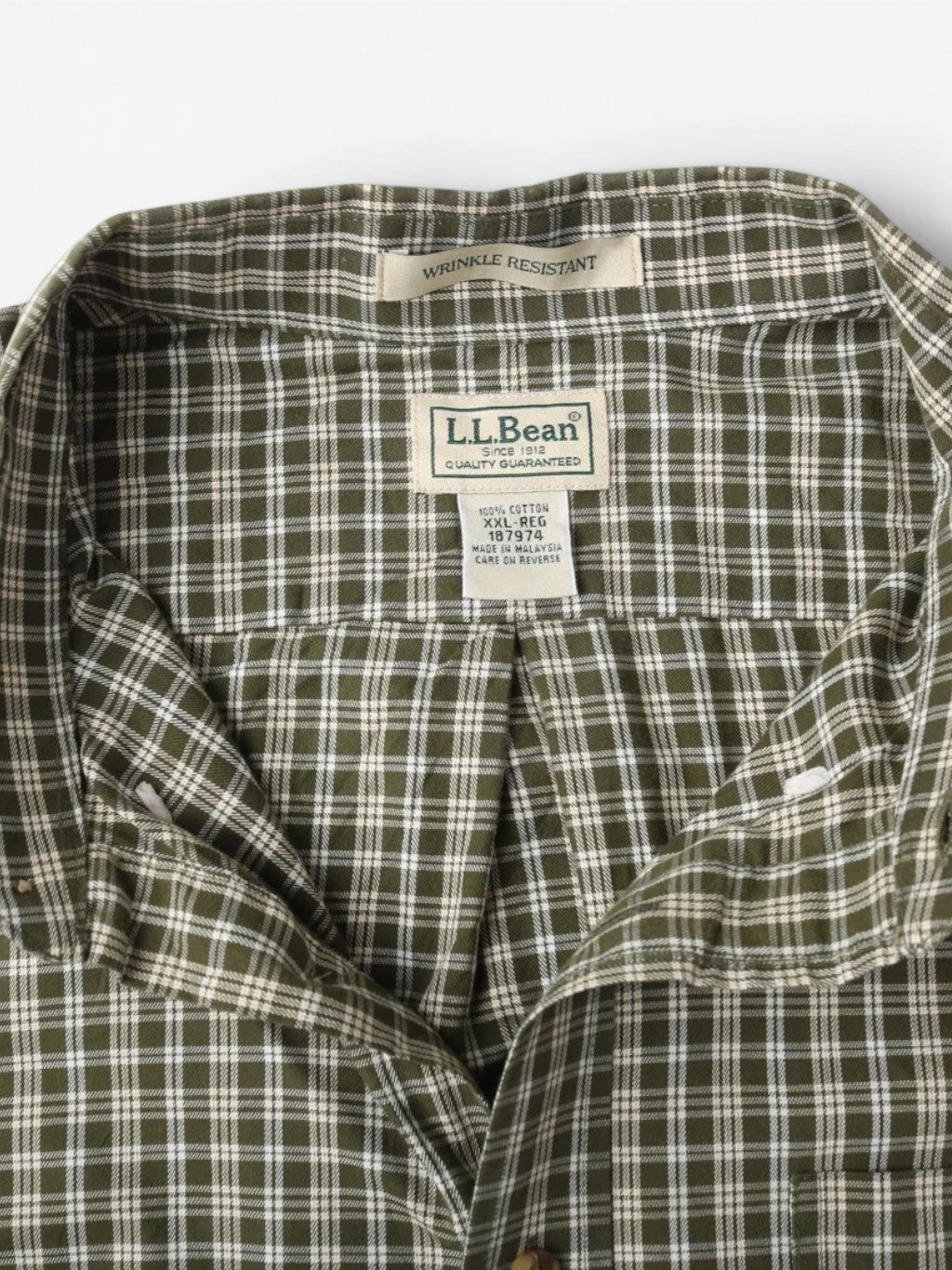 Vintage Shirt - Green Check