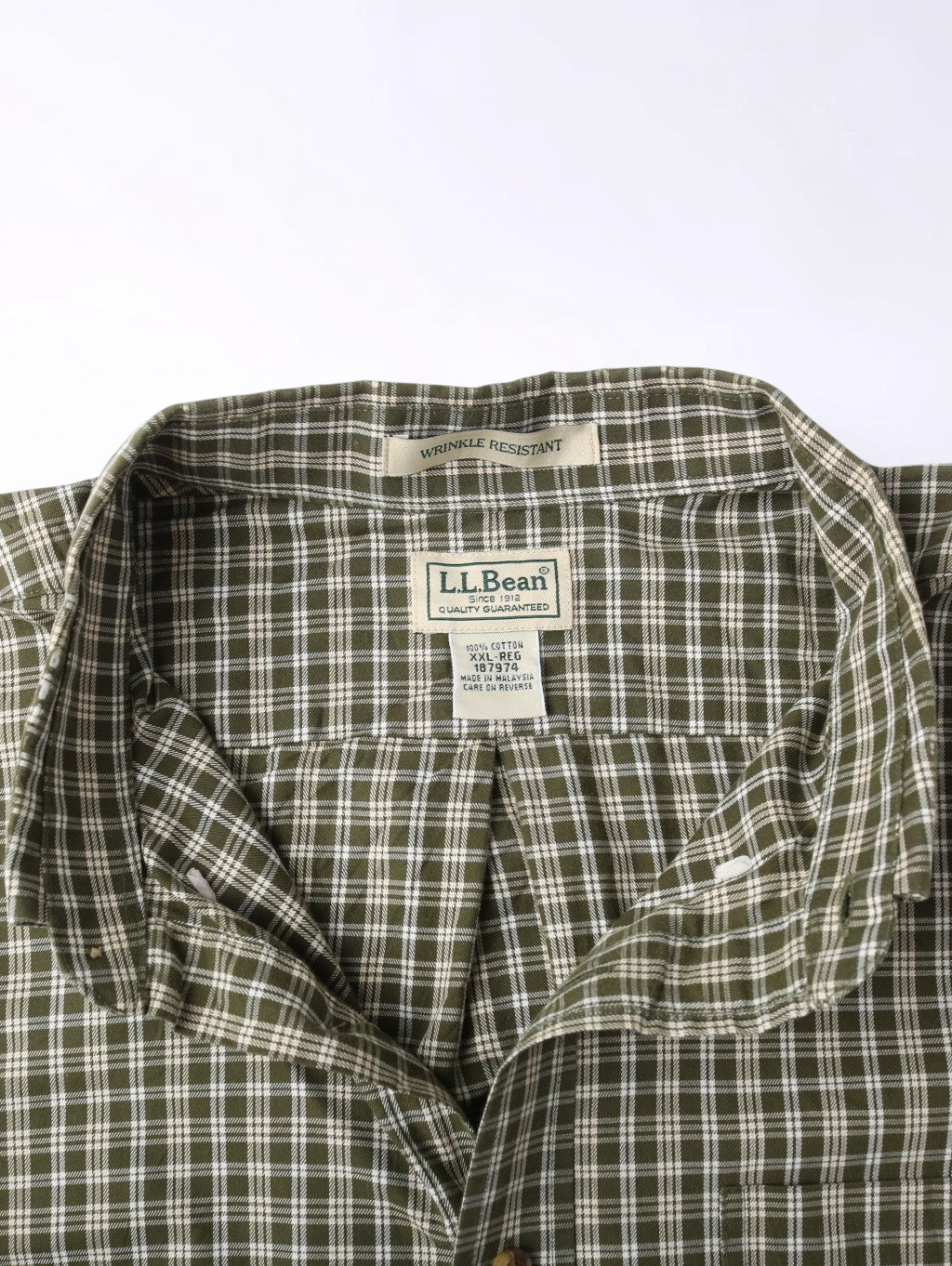 Vintage Shirt - Green Check