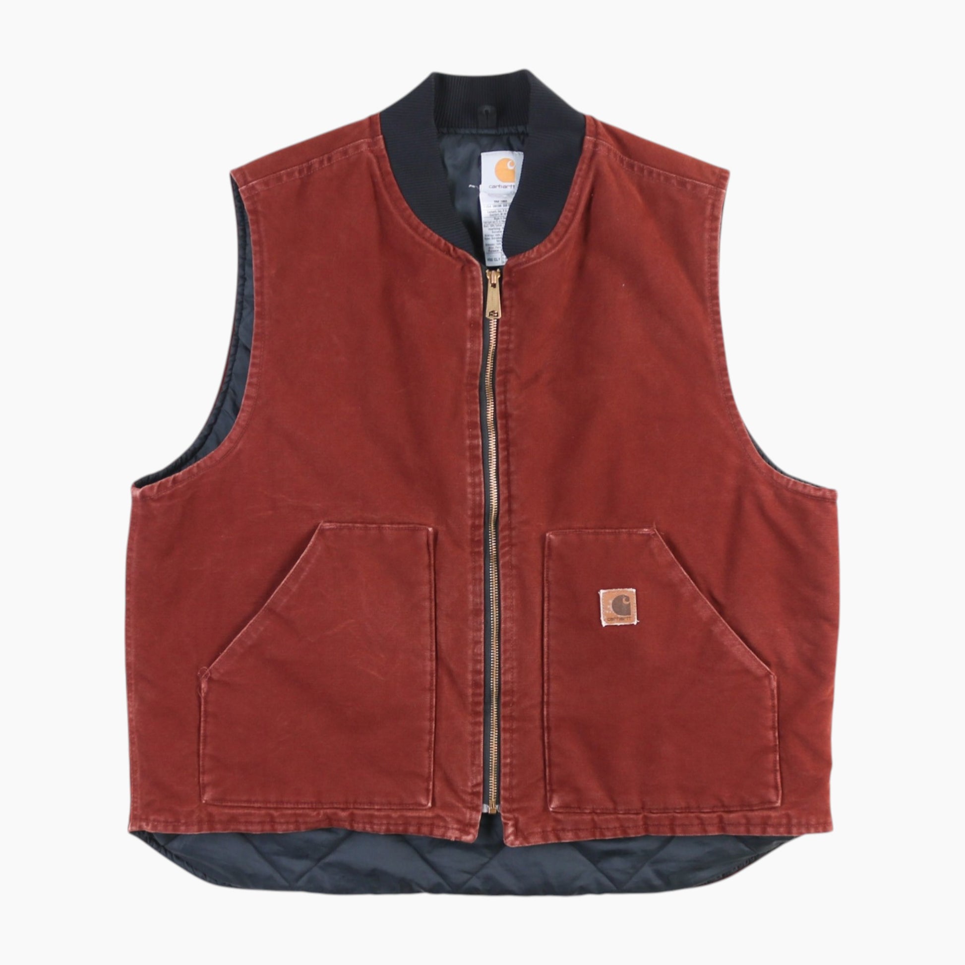 Lined Vest - Maroon