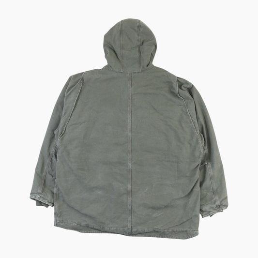 Hooded Work Jacket - Green