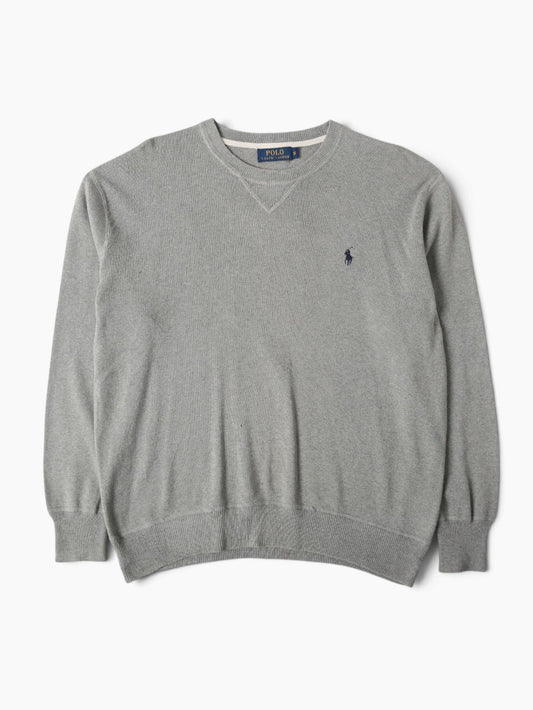Ribbed Knit Crew Neck