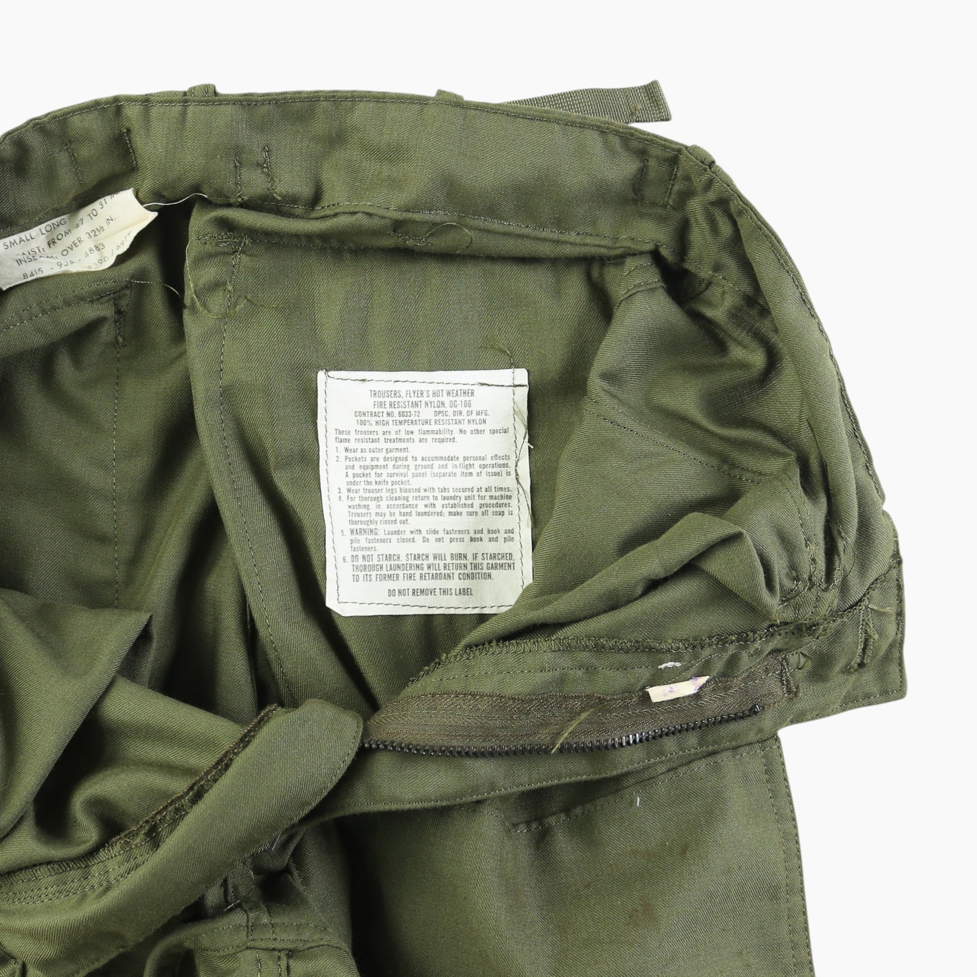 Vintage OG-106 Flyers Hot Weather Pants