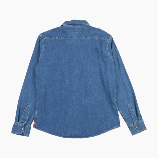 Western Denim Shirt - Blue