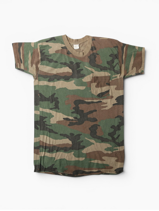 Woodland Camouflage Pocket T-Shirt