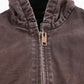 Hooded Active Jacket - Brown