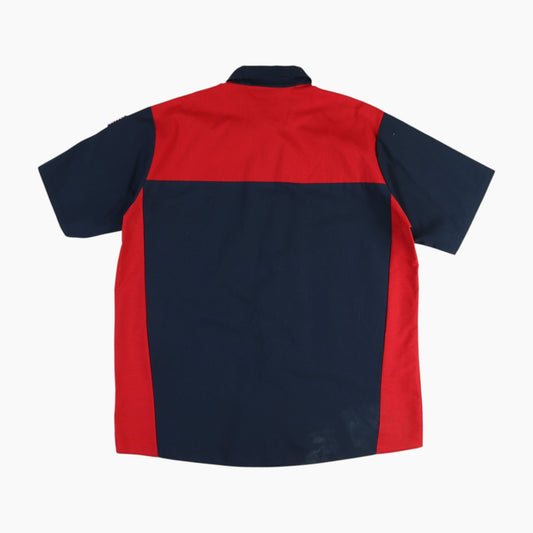 'Chris' Vintage Garage Shirt - Navy