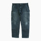 Vintage Double Knee Carpenter Pants - Black - 40/32