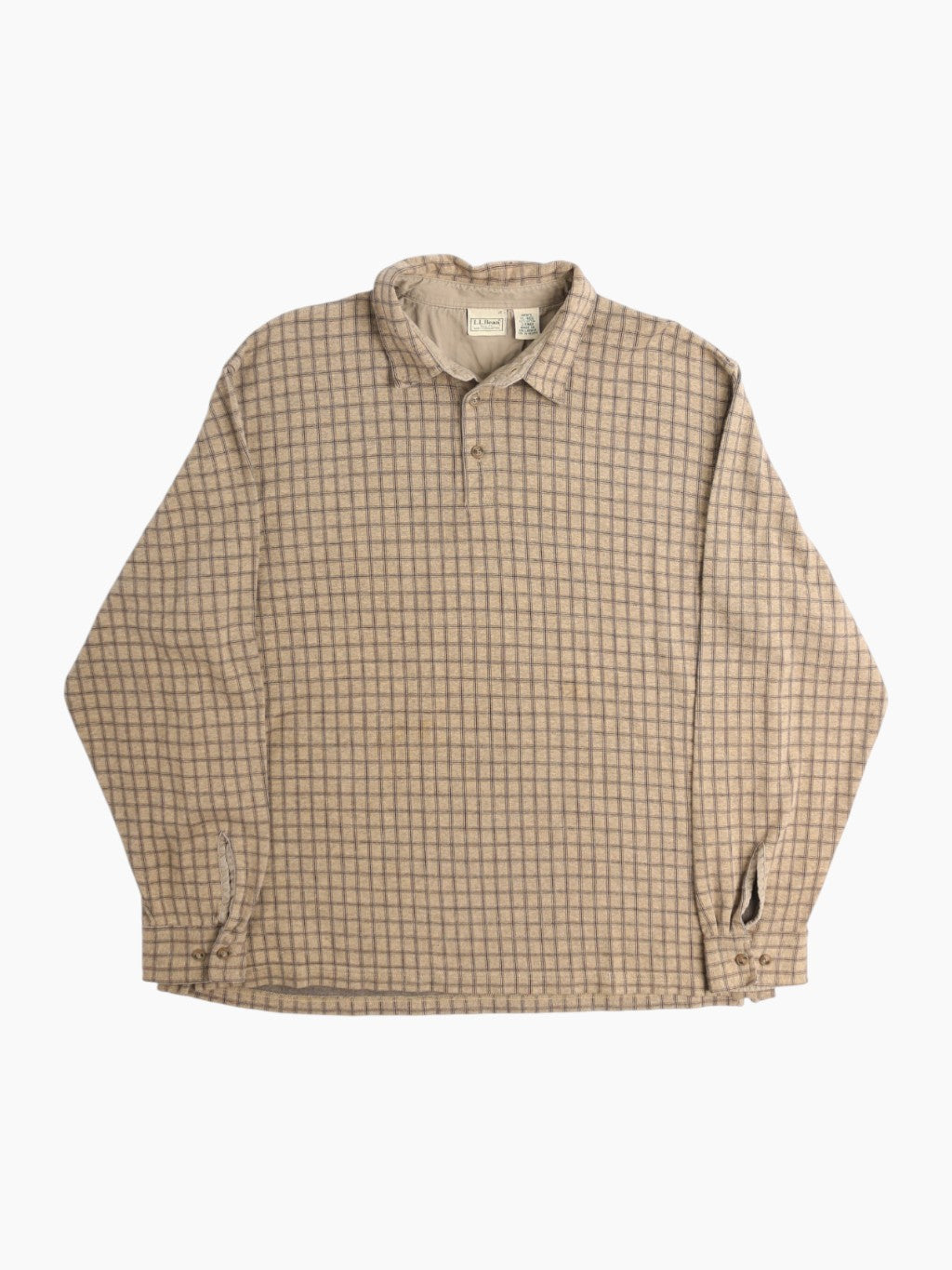 Vintage Shirt - Beige Check